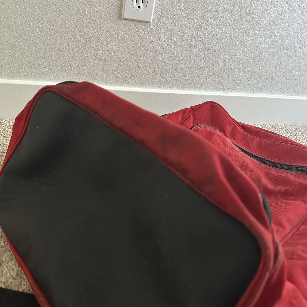 Vtg MARLBORO Adventure Team‎ Camping Hiking Backpack Large Bag Red Travel - Picture 7 of 10
